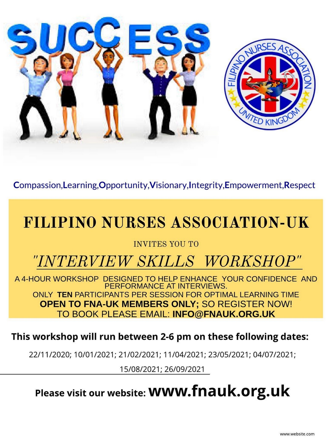 FNA-UK Interviews Skills Workshop